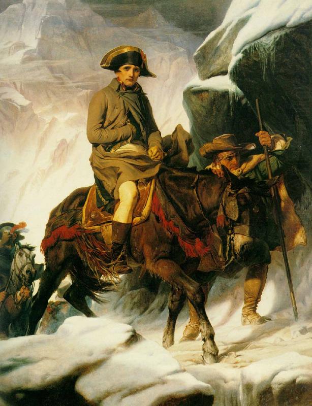 Hippolyte Delaroche Bonaparte Crossing the Alps oil painting picture